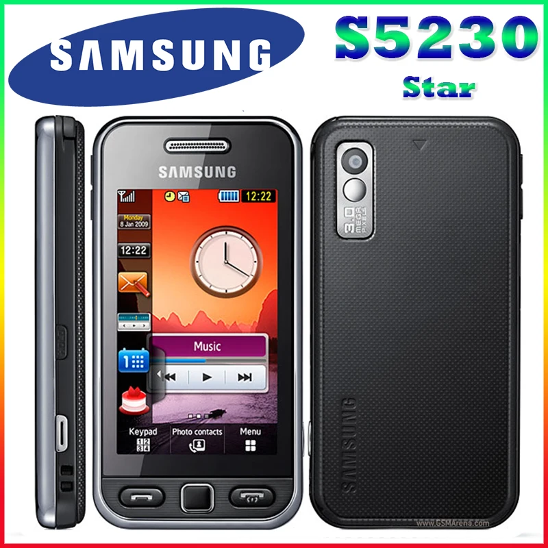 100% Original Samsung S5230 Unlocked 3.0 inch Touch screen