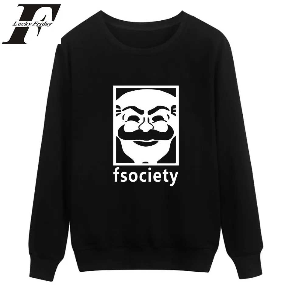 Mr Robot Fsociety Sweatshirts Men Sweatshirt for Men auturm winter pullover Hoodies and Sweatshirt Hoodies for Clothing Fsociety