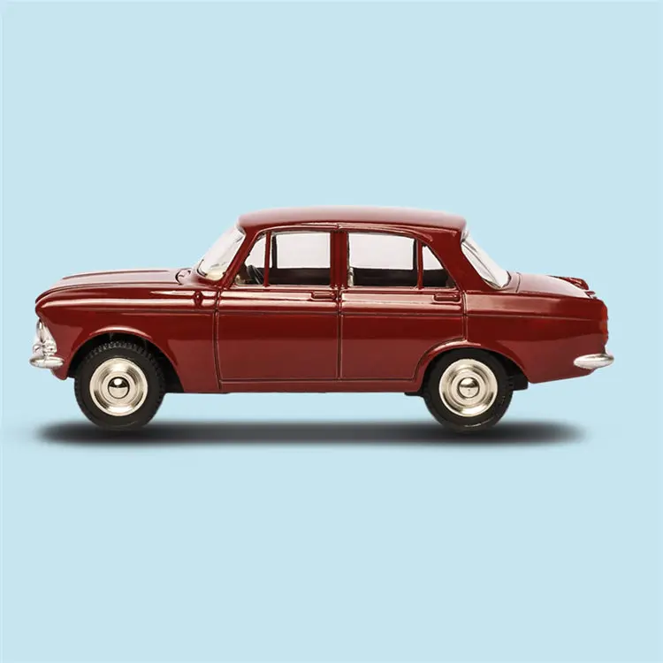 High simulation 1410 MOSKVITCH 408 143 Dinky Alloy Pull Back Toy Car Model Toy Cars Hot  Diecast Metal For Kids Toys Wheels    (2)