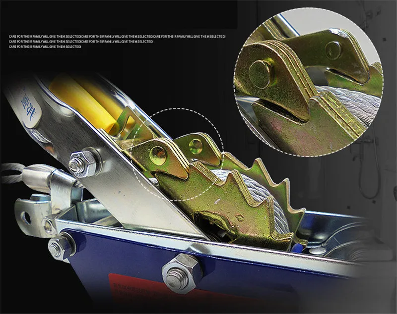 1 тонна до 4 тонн Открытый Портативный альпинистские материалы цепи Подъемные Инструменты двойной крюк трос ручной натяжитель тяжелой атлетики
