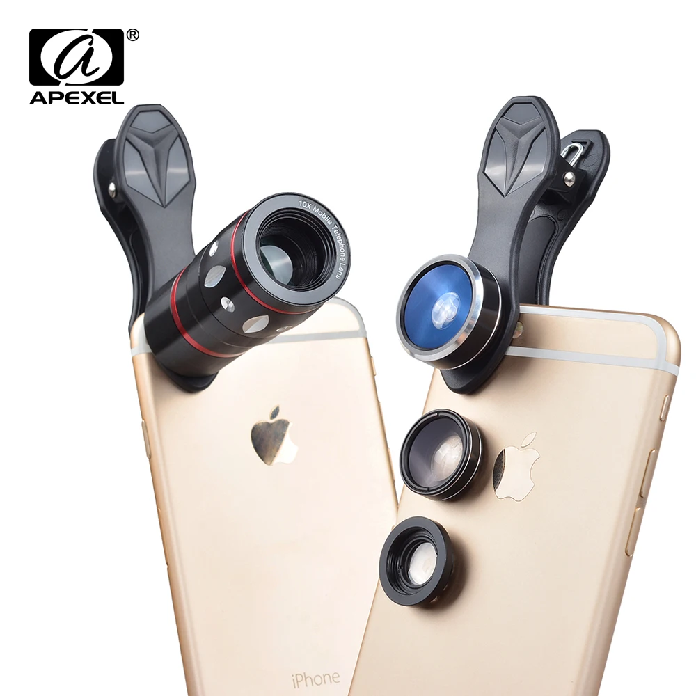 imágenes para APEXEL 10X Zoom Telefoto Lente ojo de Pez Lente Gran Angular Macro Lentes de Cámara Del Teléfono trípode Para el iphone 6 S 7 plus de Samsung Xiaomi imágenes para APEXEL 10X Zoom Telefoto Lente ojo de Pez Lente Gran Angular Macro Lentes de Cámara Del Teléfono trípode Para el iphone 6 S 7 plus de Samsung Xiaomi