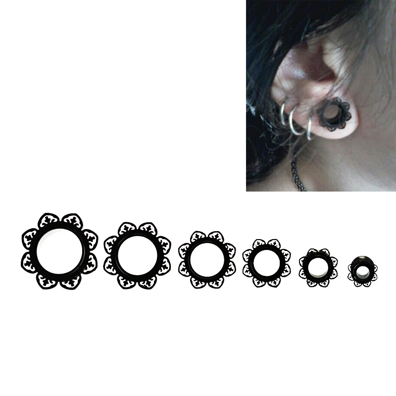 1 пара хирургические серьги|ear expander|single flaredear plugs tunnels |
