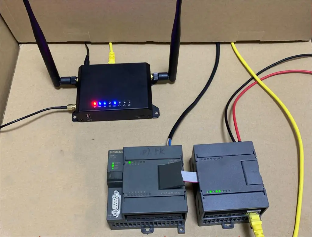 Дистанционный шлюз Ethernet модуль Wi-Fi 4G маршрутизатор для HMI PLC Siemens логотип!