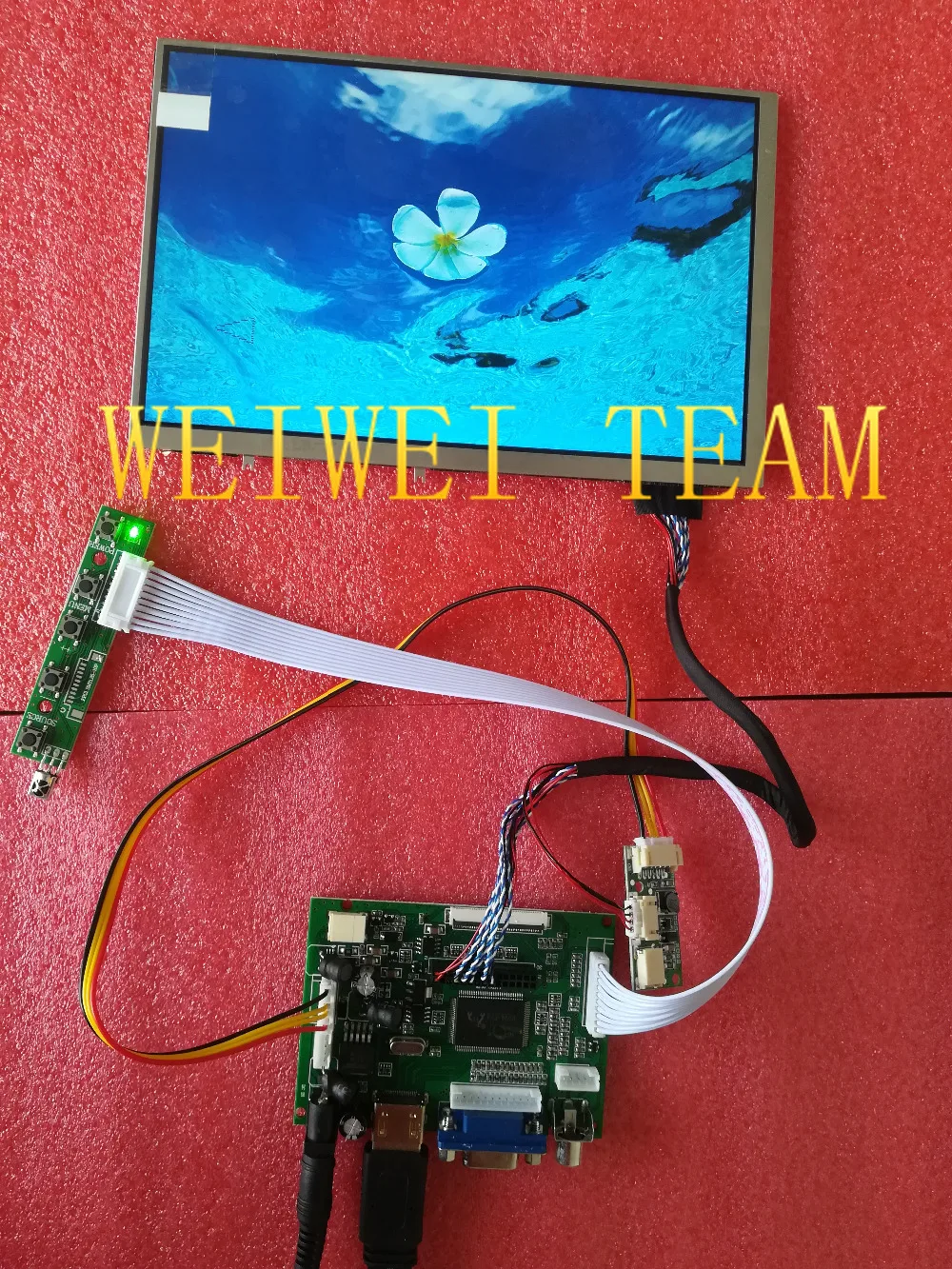 WISECOCO 8 2 дюймов 1280*800 IPS ЖК дисплей Экран монитор Дисплей DIY Kit Raspberry Pi 3 VGA AV для авто