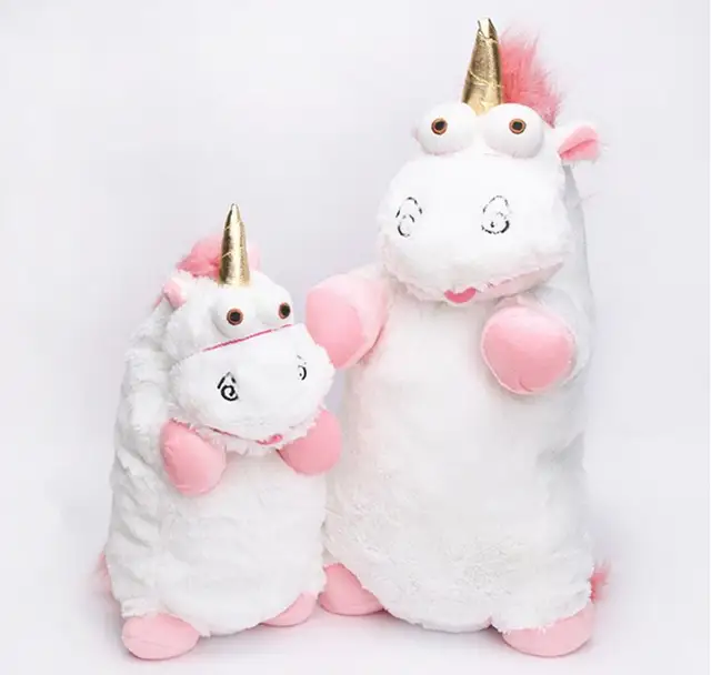 Fluffy Unicorn Plush Toy