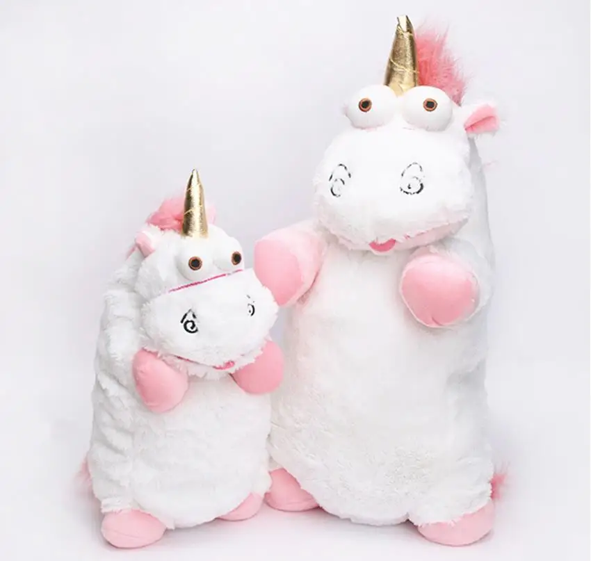 56cm 40cm 18cm 15cm Fluffy Unicorn Plush Toy Soft Stuffed Animal Unicorn Plush Dolls Juguetes de Peluches Bebe