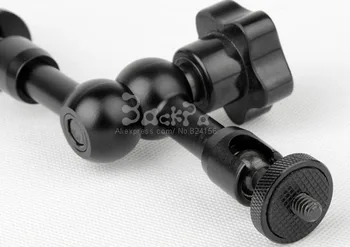 

20PCS 7Inch Metal Magic Arm Flexible Fits for DSLR Rig Camera Camcoder LCD Monitor Flash Light Mount