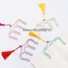 Металлическая Закладка с зажимом для музыкальной книги, держатель для страниц из розового золота, скрепка для бумаги, 2 шт