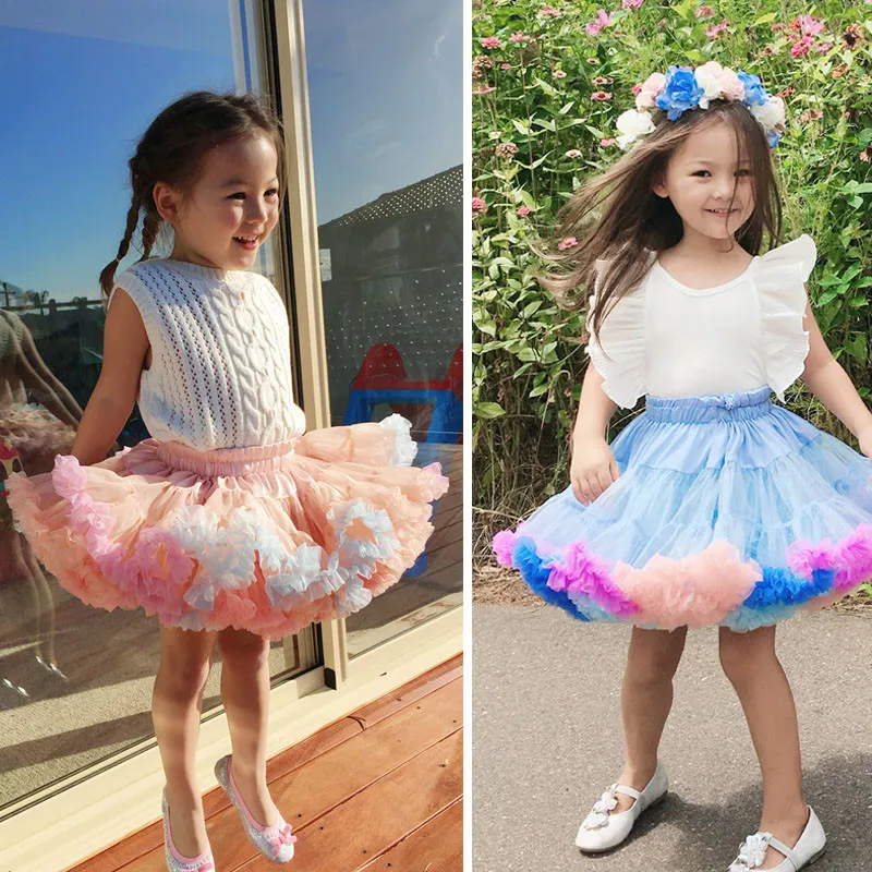 Luxury quality Toddler Girls Tutu Skirts Beautiful Birthday Party Wear