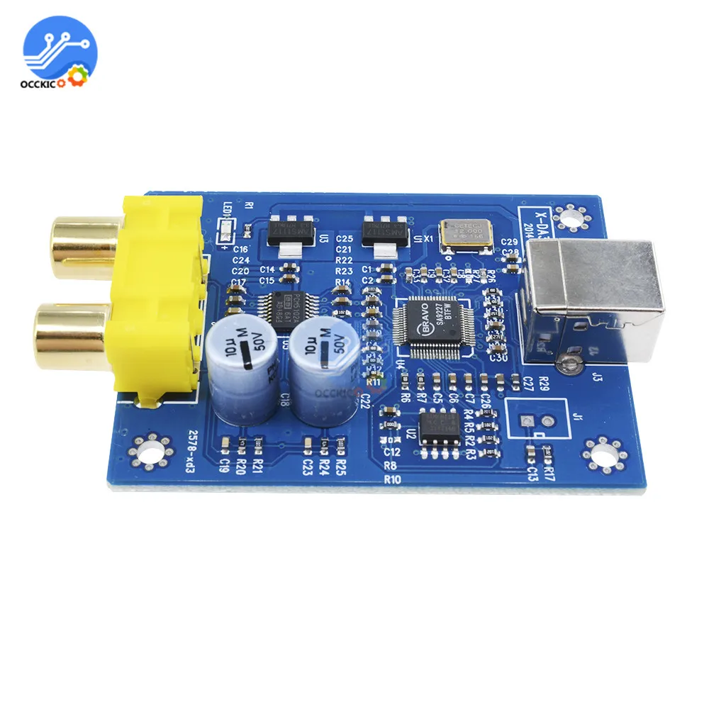 Плата аудиодекодера dacmodule SA9227 PCM5102A 32 бит USB Hi Fi модуль декодера Расшифровка