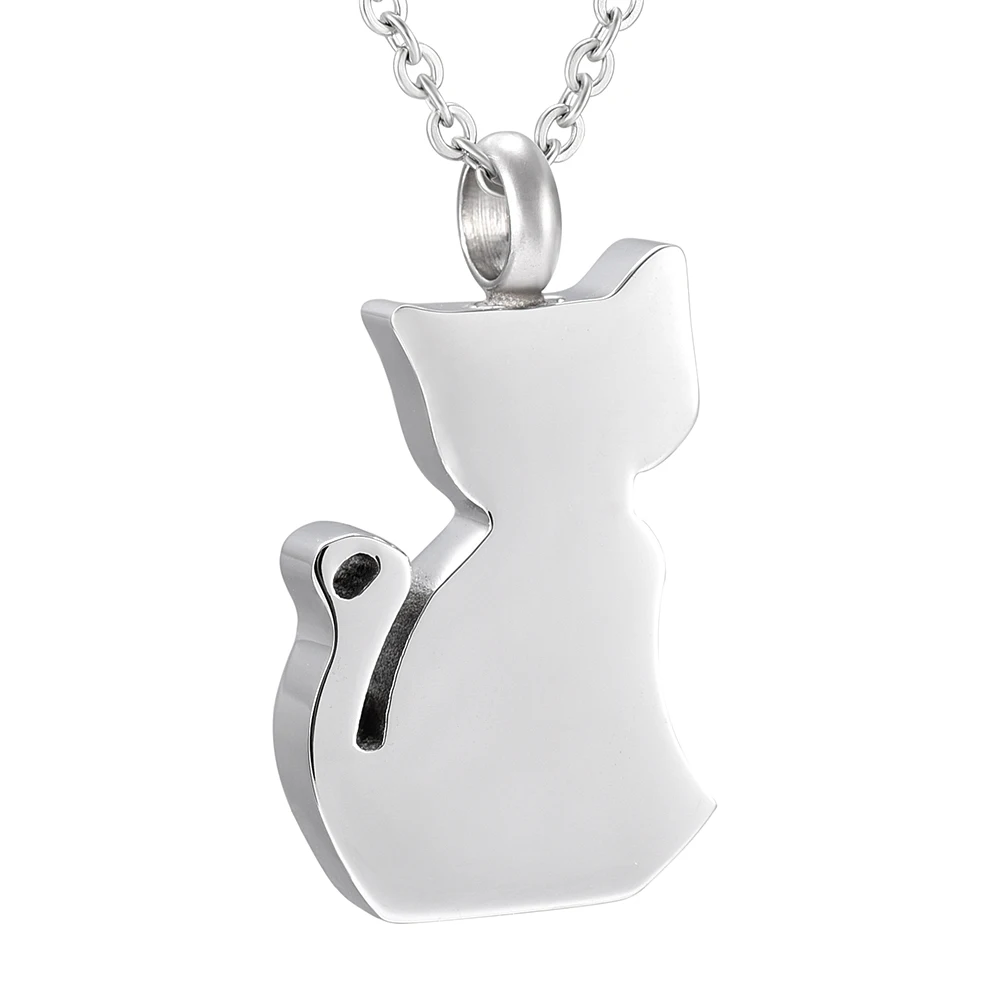 Animal Urn Cat Shape Urn Luminous Polish Memorial Ash ...