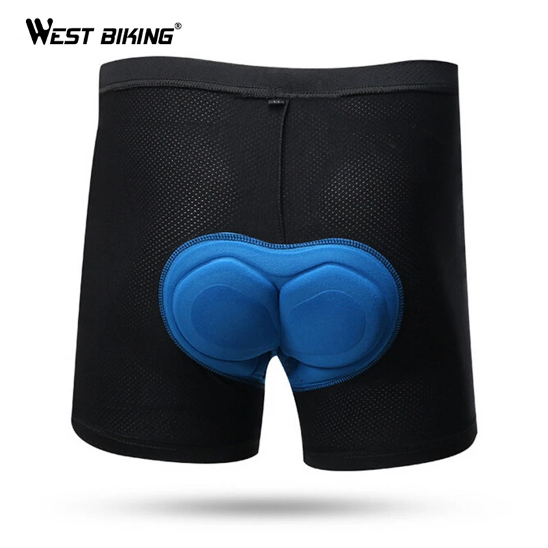 

WEST BIKING Men's Cycling Underwear Gel 3D Padded Bike Bicycle Shorts Compression Tights Undershorts GEL Padded Ciclismo Short