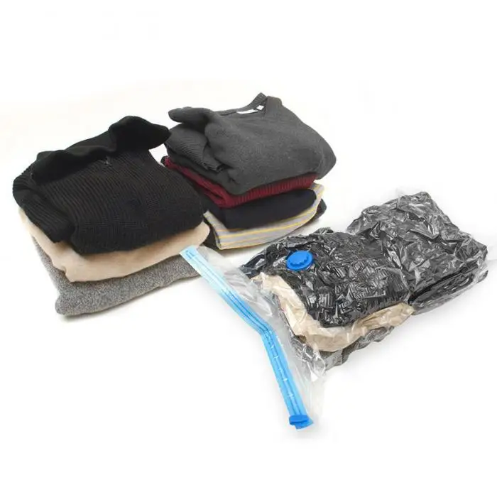 5 шт вакуумные дорожные сумки для хранения, компактный дорожный пакет, чемодан для одежды с насосом Hogard OC09