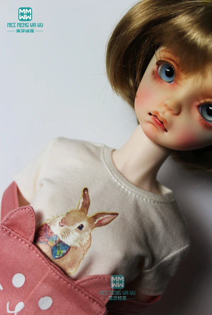 Doll clothes 1/3 1/4 1/6 BJD DD SD10 doll Fashion print T-shirt Multiple prints
