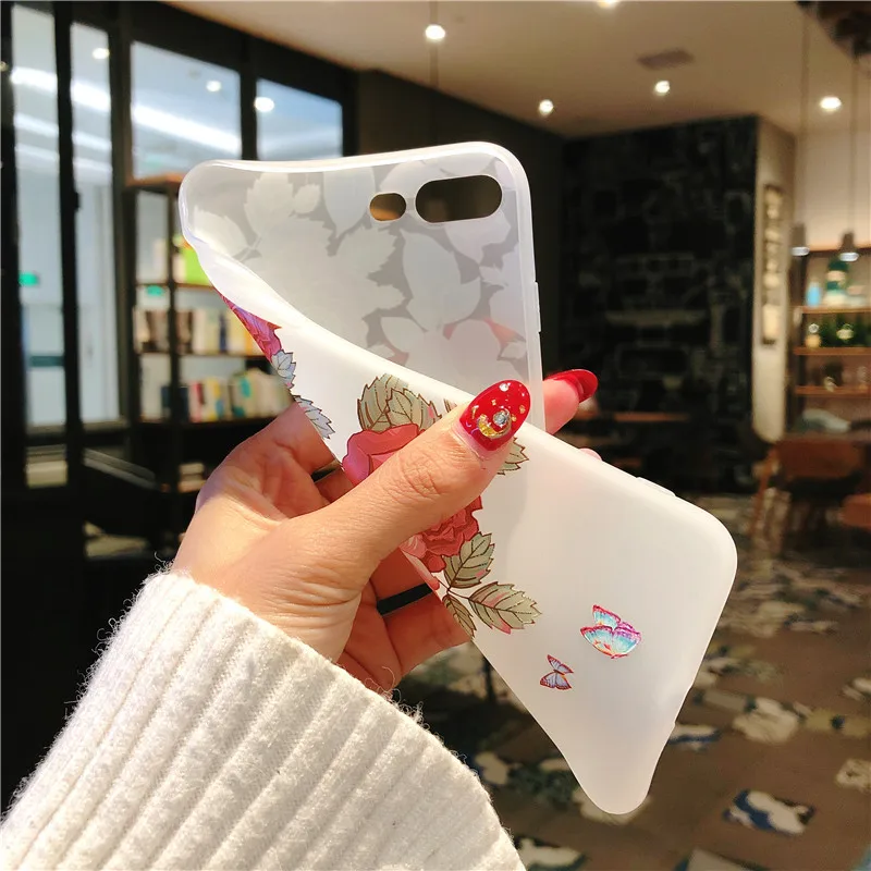 Рельефный 3D чехол из ТПУ для Huawei P30 P20 P8 P9 P10 Lite Mini Mate 20 10 2017 Pro с цветком Nova 3i 2i 3 3E 4