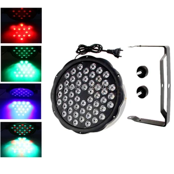 

Niugul LED 54x3W RGBW LED Flat Par RGBW Color Mixing DJ Wash Light Stage Uplighting Party KTV Disco DJ DMX512 Par LED Light Lamp