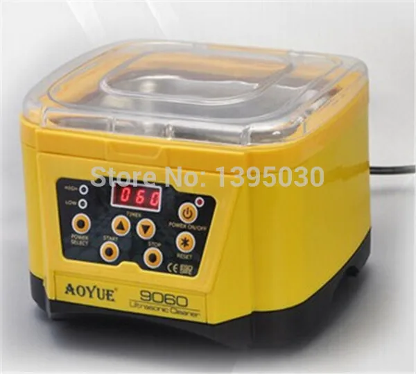 110 V/220 V 1L ультразвуковая машина для очистки ювелирных изделий ультразвуковое устройство для чистки часов Samll электрический триммер AOYUE 9060