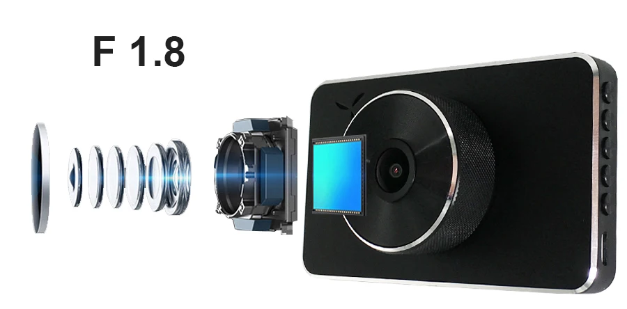 E-ACE видеорегистратор для автомобиля Novatek 96658 камера Full HD 1080P 3,0 дюймов видеорегистратор два объектива Авто регистратор видео Автомобильный регистратор