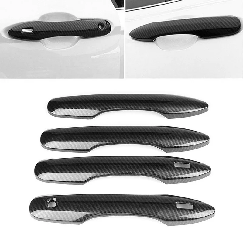 Decoración Exterior partes ABS de la manija de la puerta cubiertas de coche para Toyota Camry 2018 Protector