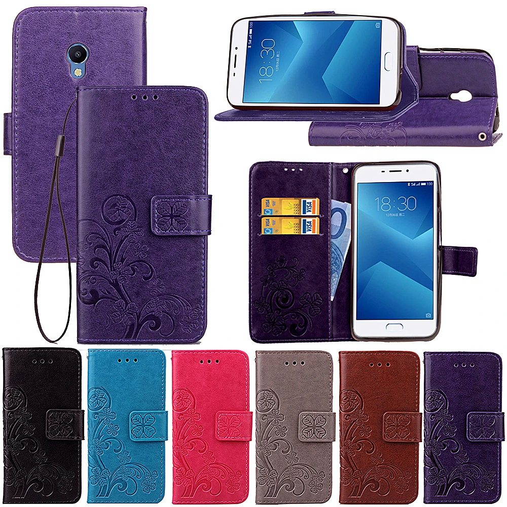 

effelon PU Leather Flip Phone Cover For MeiZu MeiLan Note 5 phone shell Card Slots Wallet For MeiLan Note 5 phone Cases Bags