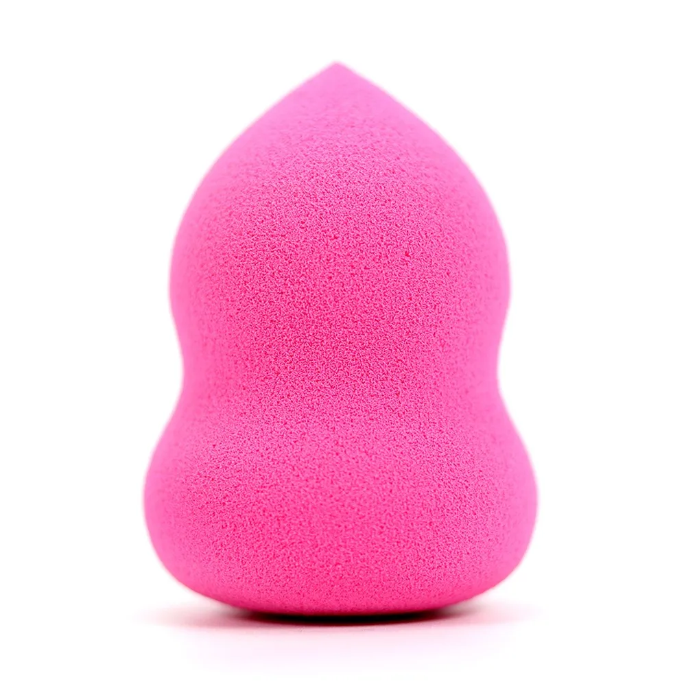 

1pc Makeup Puff hot pink purple Gourd-Shaped Three-Dimensional Latex Powder Puff Sponge No streaks durable Makeup Beauty Tools