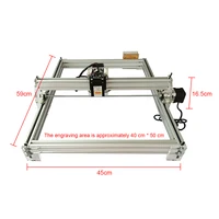 cnc קאטר חיתוך לייזר מיני Eastshape 40x50cm DC שולחניים DIY 300-5500mw 12V / חריטה חרט מכונת CNC קאטר 2500MW מדפסת (3)