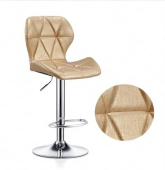 

Bar Stools Can Be Raised and Lowered Leisure Bar High Chair Modern Simple Home Lift Rotating Stool Front Desk Cashier Back Stool