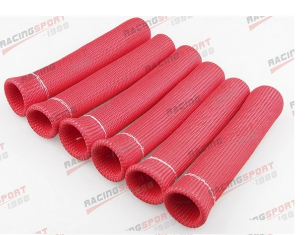 

6cyl Heat Protector Sleeve Sleeving Spark Plug Wire Boot