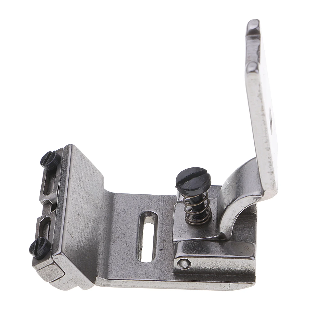 Industrial Sewing Machine Attachment: Two-Side Adjustable Tape Guide Foot Suitable for ZigZag Machines