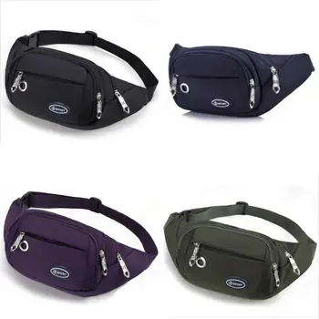 

Men Women Unisex Bag Sports Travel Waist Pack Oxford Waterproof Fitness Running Jogging Cycling Belt Bag