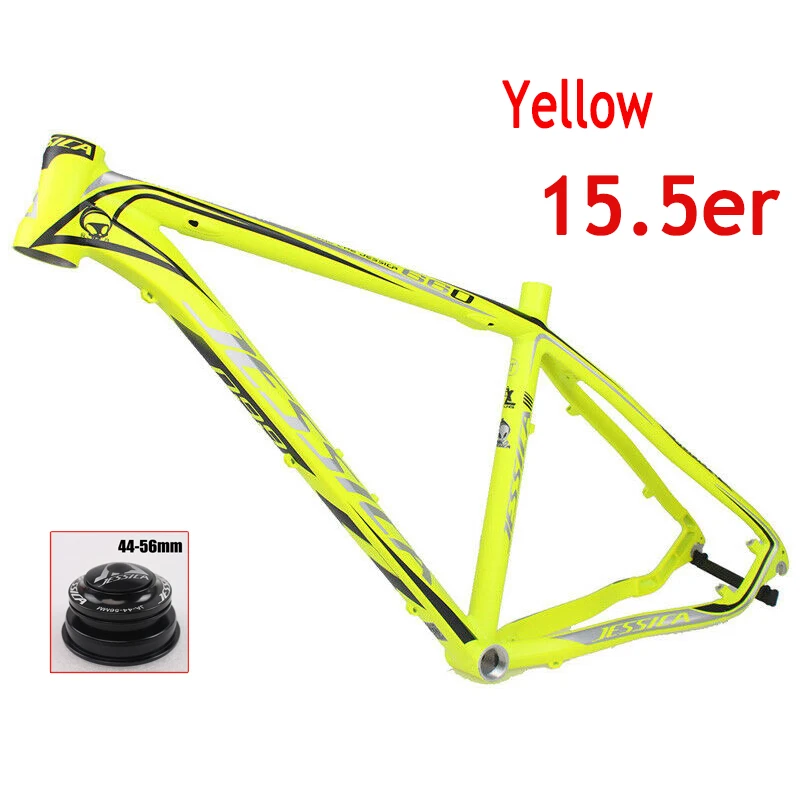 Best JESSICA 26*15.5/17" Mountain Bike Frame MTB Bicycle Frame set 44-56mm Headtube Cycling Aluminum Alloy Frameset BB68 3 Best JESSICA 26*15.5/17" Mountain Bike Frame MTB Bicycle Frame set 44-56mm Headtube Cycling Aluminum Alloy Frameset BB68 3