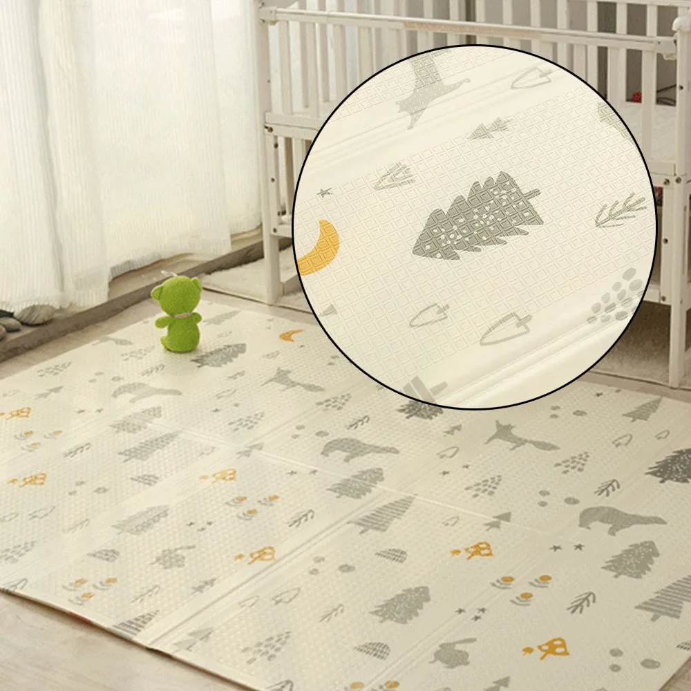 

200CM*180CM*1CM Baby Portable Play Mat Folding XPE Crawling Pad Home Outdoor Folding Waterproof Puzzle Game Mat