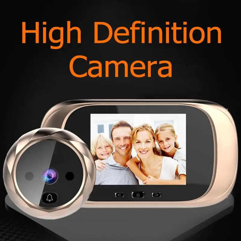 Ceny DD1 HD wizjer do drzwi długi czas czuwania wideodomofon czujnik ruchu na podczerwień kamera noktowizyjna dzwonek do drzwi domu kamera ochrony