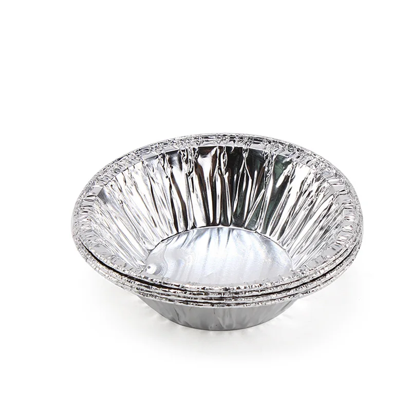 250 Pcs Disposable Aluminum Foil Cups Baking Bake Muffin Cupcake Tin Mold Round Egg Tart Tins