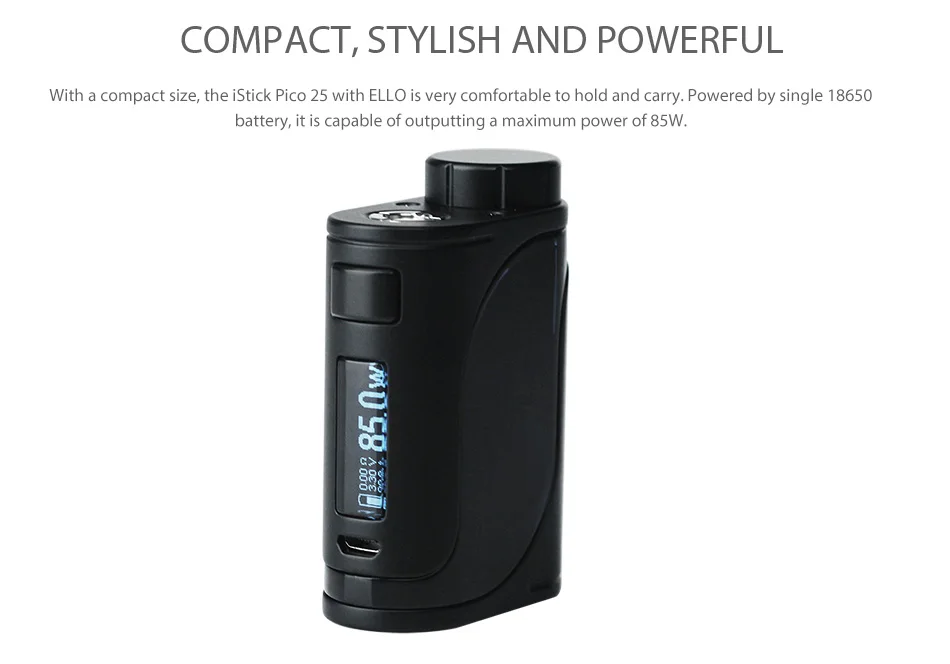 85W Eleaf iStick Pico 25 TC MOD WO Battery 3
