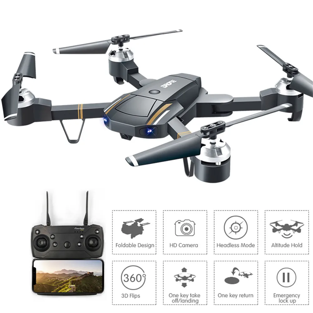 WIFI FPV 720P HD Camera 2.4G 4CH 6 Axis RC Drone Quadcopter RTF Hover Helicopter 