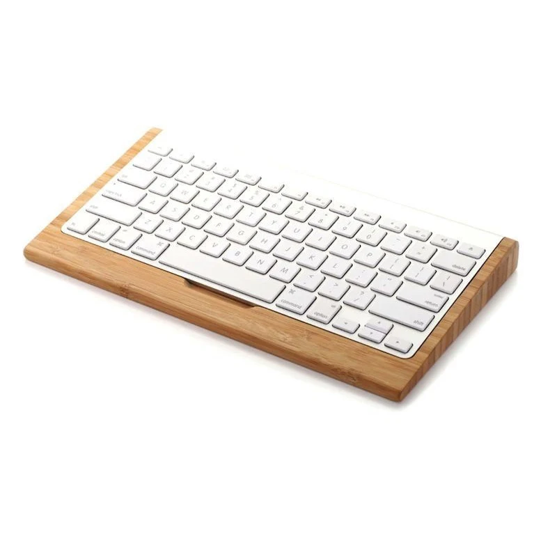 Bamboo Wooden Stand Wood Keyboard Holder For iMac Computer 1st Apple