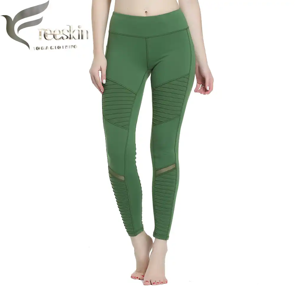 green compression tights