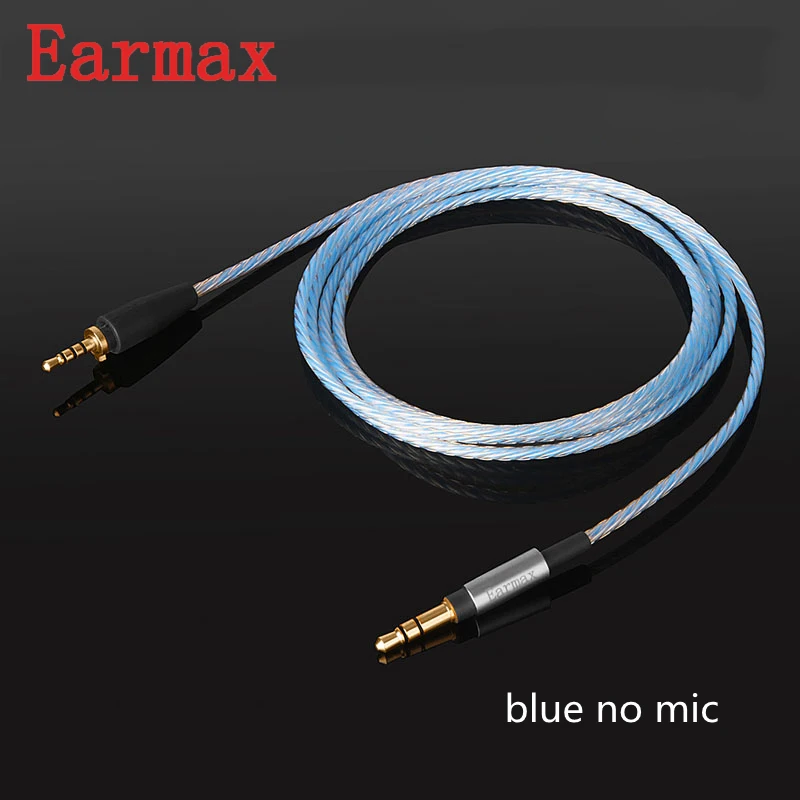 Обновление Earmax для Urbanite кабель для наушников 3,5 мм до 2,5 мм HIFI посеребренный аудио Aux провод Замена для Sennheiser