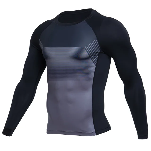 Vansydical 2019 Gym Jerseys Men's Printed Compression Shirts Stretchy ...