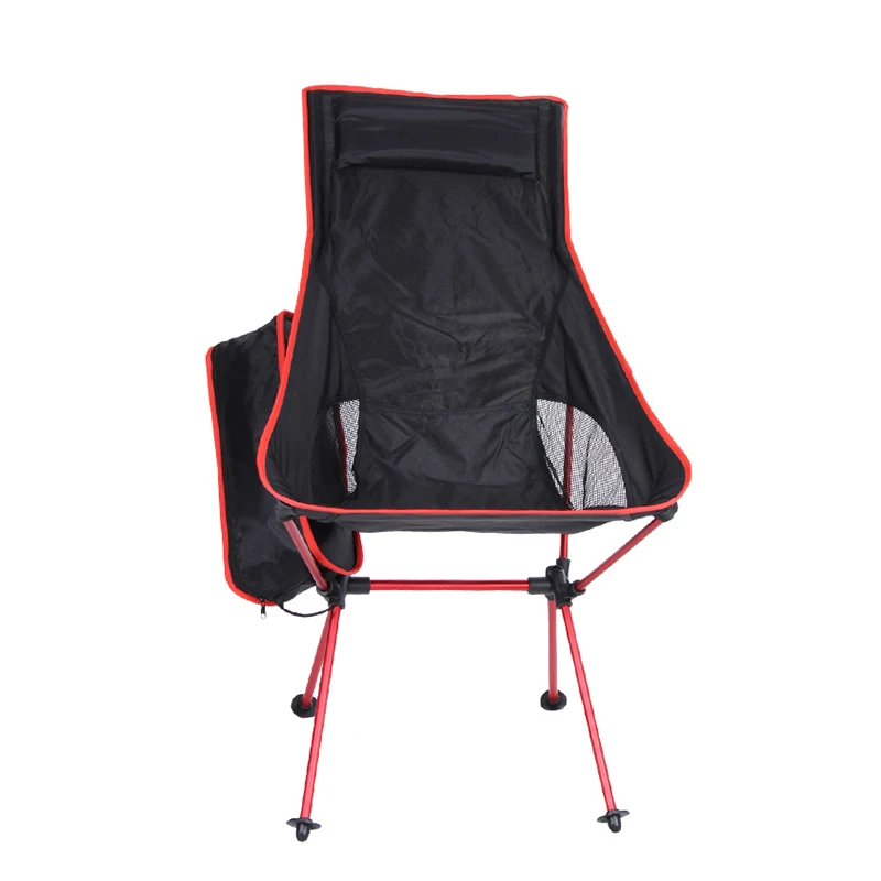  Outdoor folding camping chair ultra light portable fishing beach chair aviation aluminum backrest r