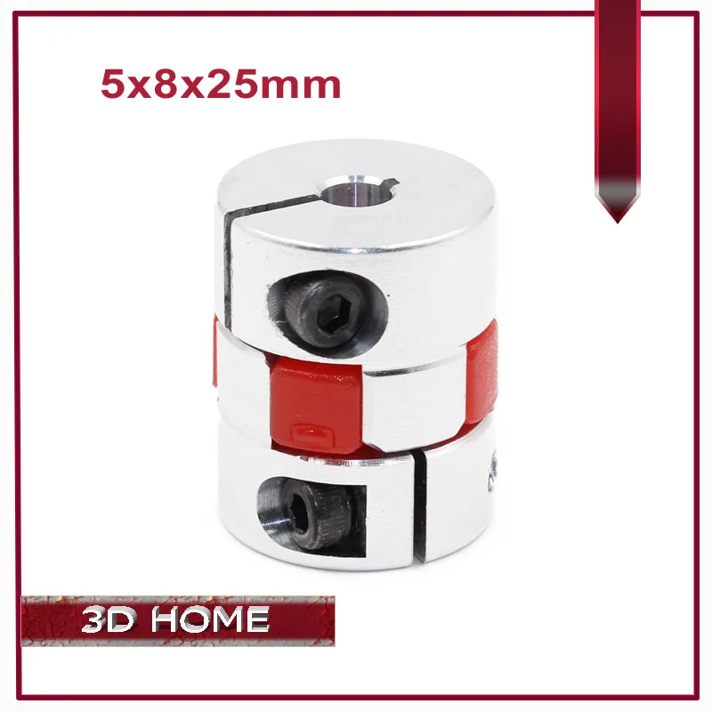 1Pcs 5mm to 8mm Shaft Coupling 5x8mm Flexible Plum Coupler Diameter 20mm length 25mm