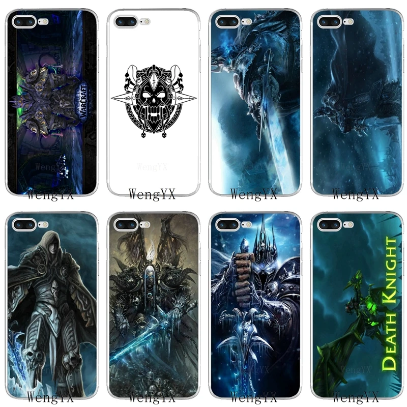 

WOW World of Warcraft death knight slim silicone TPU Soft phone case For Huawei P7 P8 P9 P10 P20 pro Lite plus P Smart Mini 2017