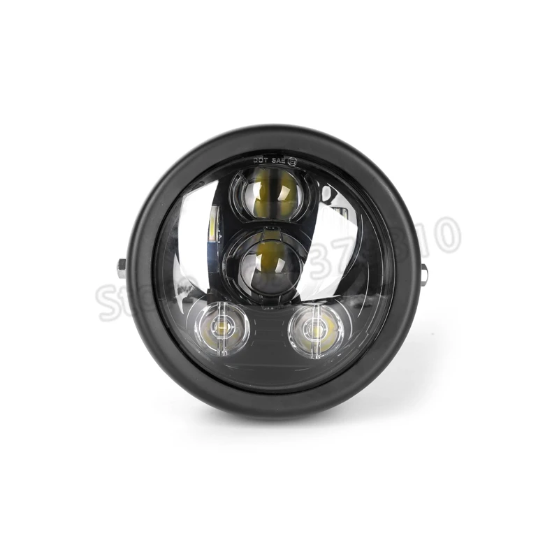 Cashback Chance of  5.75 Inch Motorcycle Round LED Headlight Housing Bucket Shell For Harley Yamaha Honda Suzuki Headla