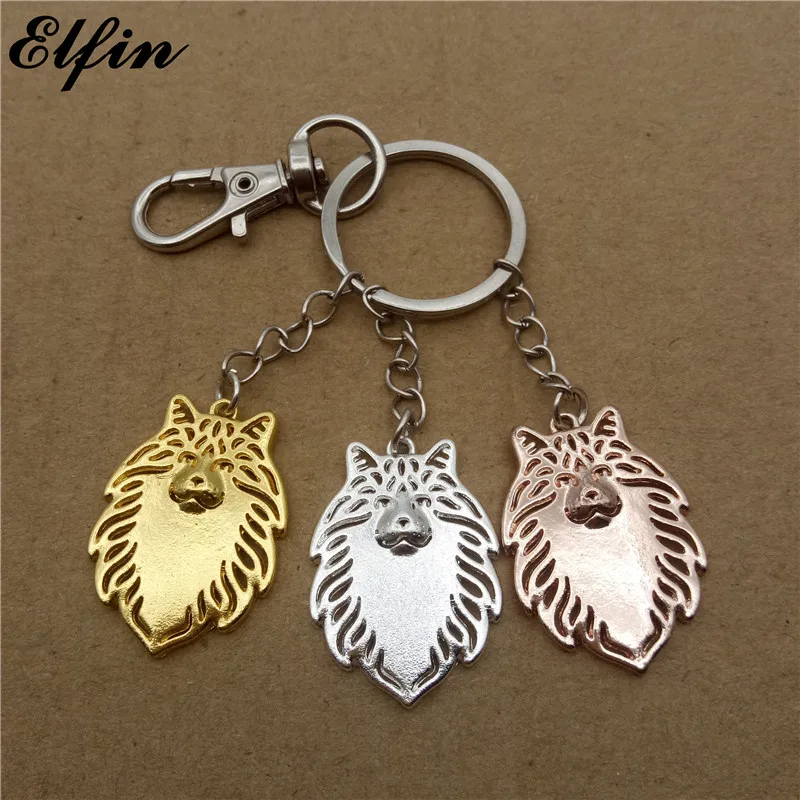 Elfin трендовые норвежские лесные кошачьи брелки золотого цвета серебряного