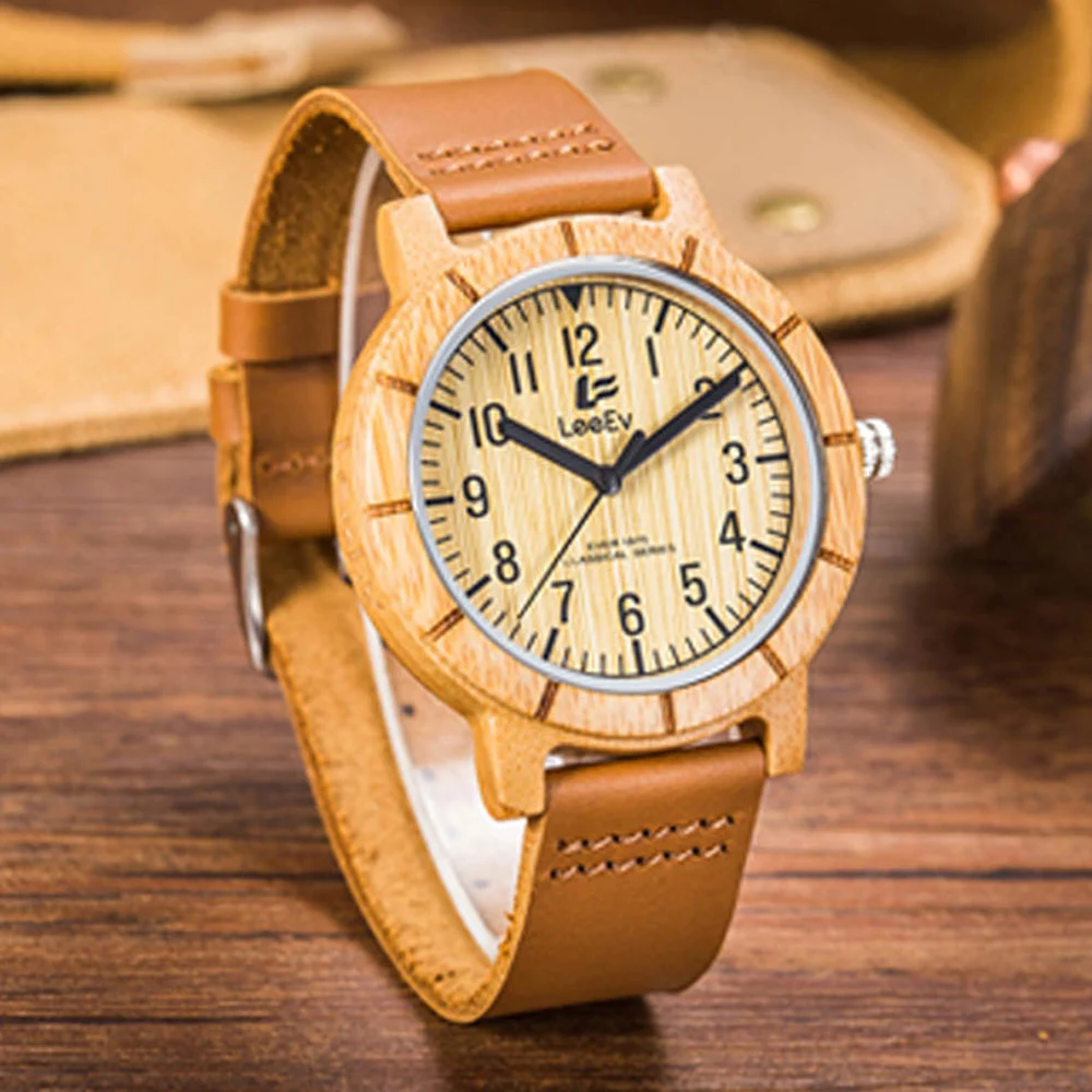 

New High-end Men's Watch Fashion Wood Watches Decoration Luxury Wood Brand Quartz Wristwatches Free Shipping Sale