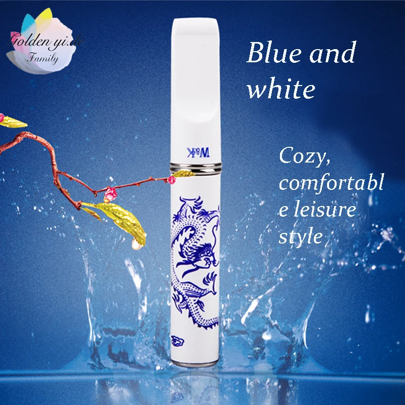 Long Cigarette Holder Box Porcelain Filter Cigarette Holder Vape Spare Cigarette Filter Lighter