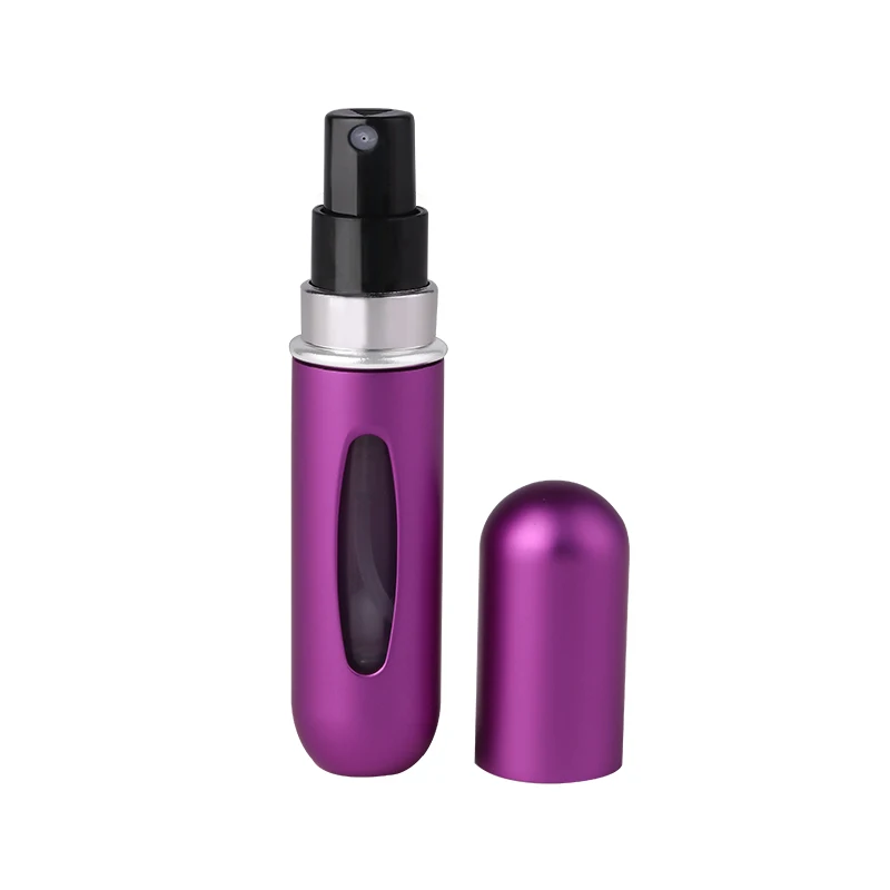 Ynzzio 5 мл портативный многоразовый флакон для духов с распылителем ароматизатор насос пустые косметические контейнеры распылитель бутылка для путешествий - Цвет: Purple