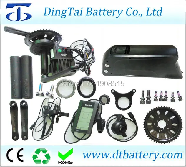 

Fat bike motor kit BBS03/BBSHD 48V 1000W 8Fun/Bafang mid drive electric motor kits with 52V 14Ah USB down tube Li-ion battery