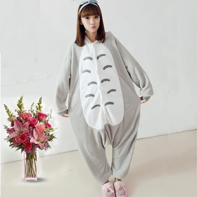 New Style Gray Funny Loose Fleece Onesie Japan Anime Galesaur Cosplay ...